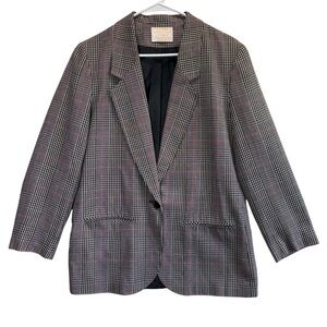 Pendleton Country Sophistication Vintage Plaid Blazer.
Size 8